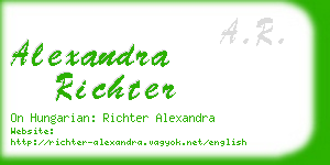 alexandra richter business card